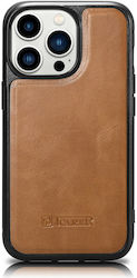 iCarer Oil Wax Back Cover Leather Brown (iPhone...