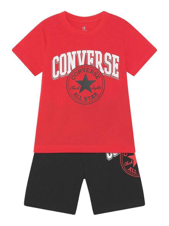 Kids' Set with Shorts Summer 2pcs Red