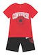 Kids' Set with Shorts Summer 2pcs Red