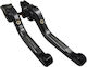 NSRacing Set of Motorcycle Brake/Clutch Levers Flexible Adjustable for Honda CBR 600RR Black 22112223