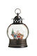 Christmas Decorative Traffic Light Lighted with Santa Claus 16x8x26cm