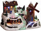 Christmas Illuminated Decorative Village with Battery 20x31x19.5cm.