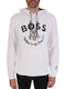 Sweatshirt with Hood White