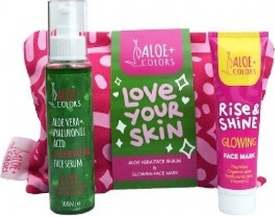 Aloe Colors Love Your Skin Skin Care Set for Brightening with Serum & Face Mask