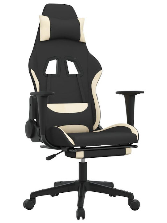 vidaXL 3143743 Fabric Gaming Chair with Footres...