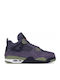Air  4 Retro Boots Canyon Purple / Anthracite / Alligator / Safety Orange