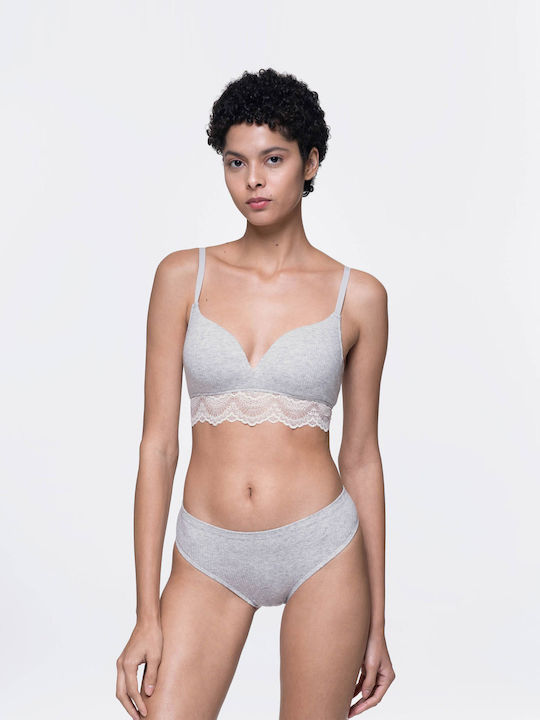 Dorina Audrey Women's Bralette Bra Gray