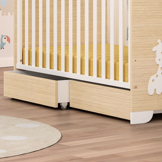 Casababy Βρεφικό Αξεσουάρ Giraffe Συρτάρια Κούνιας σε Καφέ Χρώμα
