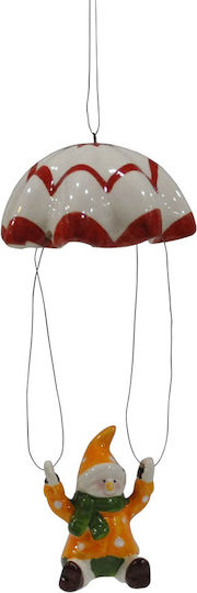 Ornament suspendat Parașută Ceramic Multicolor 7.5x23buc