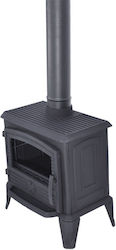 Thermogatz TGM-031 Cast Iron Wood Burning Stove 10kW Gray