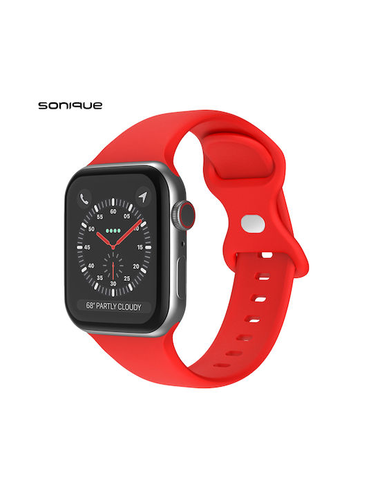 Sonique Butterfly Strap Silicone Red (Apple Wat...