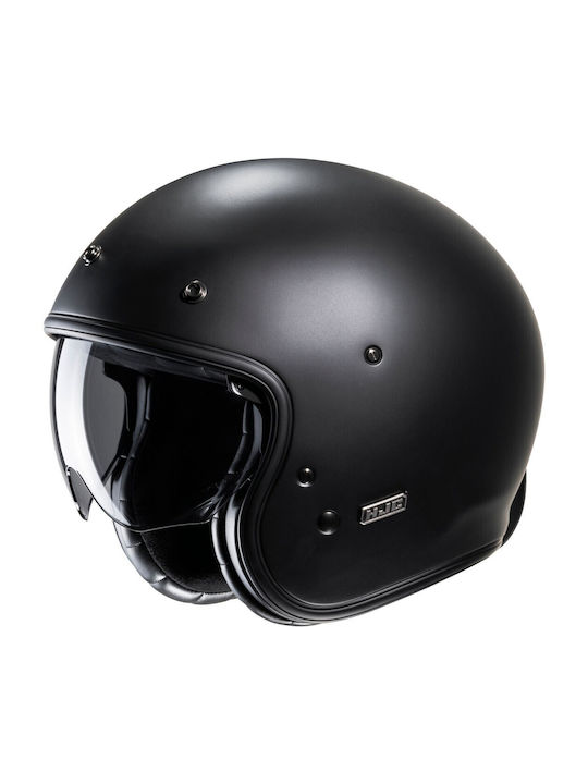 HJC V31 Semi Flat Black Motorcycle Helmet Jet E...