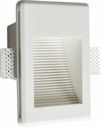 Psarrakos Wandmontiertes Außen-Spotlight LED 1.5W mit Warmweiß Licht 14.2x17x4.6εκ.