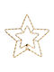 Lianos Plastic Christmas Decorative Pendant Star 55x55cm White