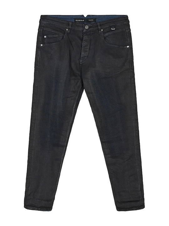 GABBA ALEX K4442 JEANS BLACK DENIM COATED MEN