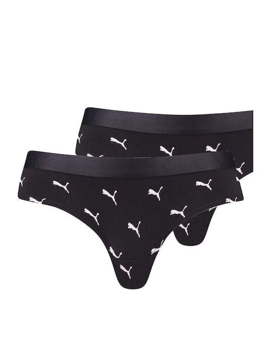 Cat Logo Γυναικείο Slip Μαύρο