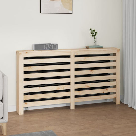 vidaXL Heizkörperabdeckung aus Massivem Holz Braune 153x19x84cm