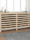 vidaXL Husă Pentru Radiator Din Lemn Masiv Maro 169x19x84cm