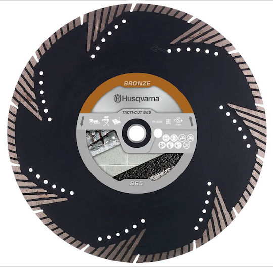 Husqvarna TactiCut S65 Cutting Disc Construction Materials Hole Diameter 400mm 1pcs