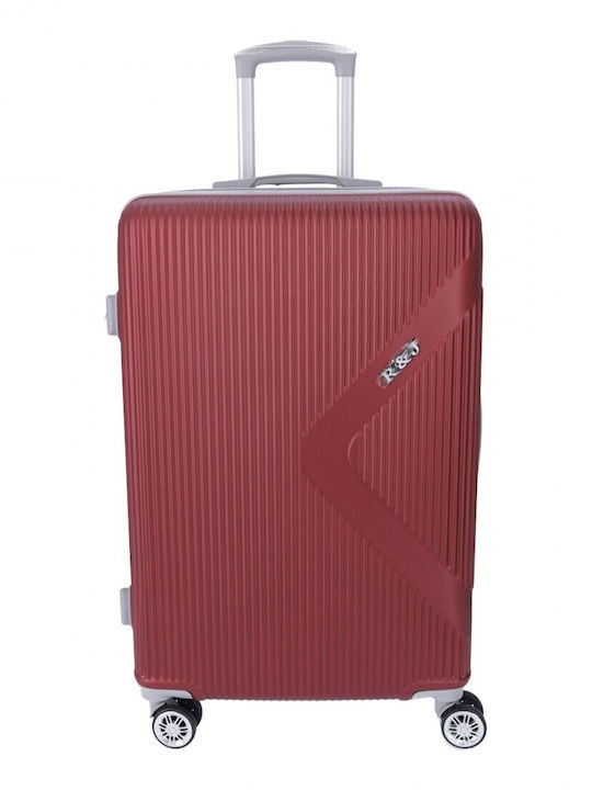 Ormi ESH312 Medium Travel Suitcase Hard Burgund...