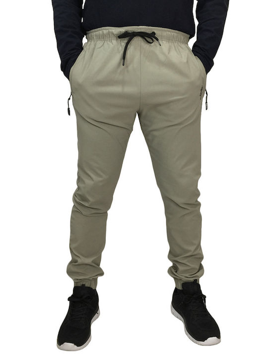 Sweatpants with Elastic Beige