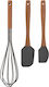 Ankor Silicone Cooking Utensil Set Multicolour 3pcs