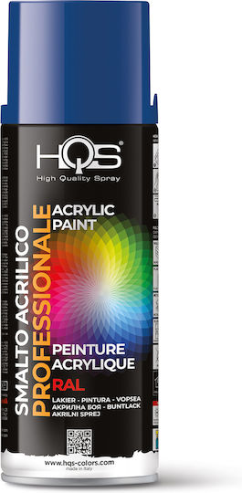 HQS Σπρέι Βαφής Ακρυλικό Μπλε RAL 5010 400ml