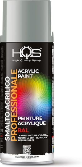 HQS Σπρέι Βαφής Ακρυλικό Λευκό RAL 9006 400ml