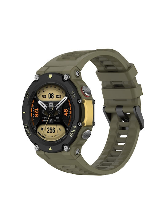 Strap Silicone Olive Green (Amazfit T-Rex 2) SYA001916501B