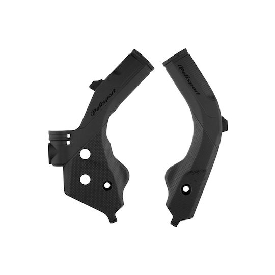 Polisport Motorcycle Frame Protectors Husqvarna FC 250 / FC 350 / FC 450 / TC 125 / TC 250 2019-2020 Black