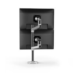 Ergotron LX Dual Stacking Desktop Monitor Stand up to 40"