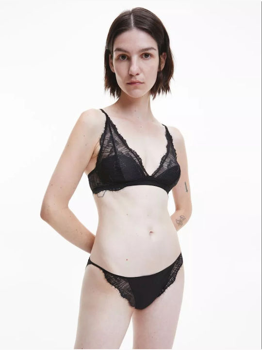 Calvin Klein Bralette Σουτιέν Μαύρο