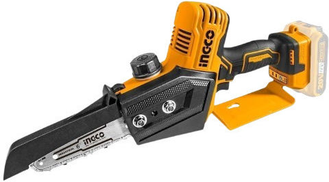 Ingco Κλαδευτικό Αλυσοπρίονο Μπαταρίας Solo Brushless 20V 1.1kg με Λάμα 15cm
