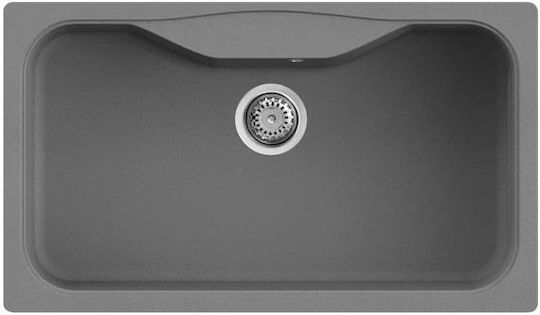 Elleci Fox 360 Granitek Ένθετος από Συνθετικό Γρανίτη Μ86xΠ50cm Titanium Elleci Fox 360 Granitek Ένθετος από Συνθετικό Γρανίτη Μ86xΠ50cm Titanium