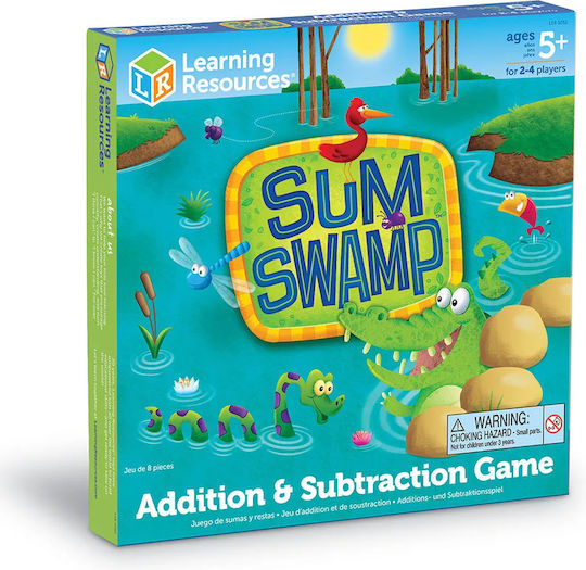 Board Game Sum Swamp for 2-4 Players 5+ Years Old (EN) Learning Resources
