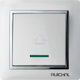 RC3607 Complete Wall Push Bell Button with Frame White 068141