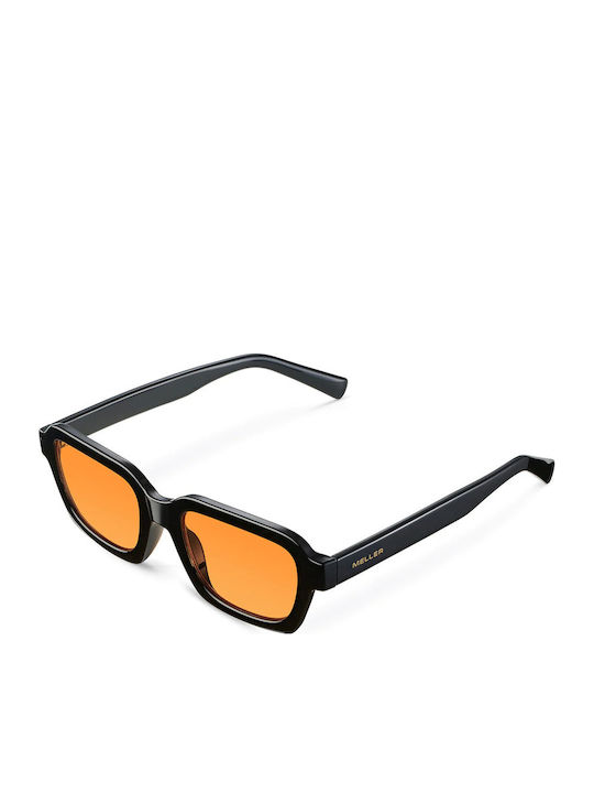 Meller Adisa Unisex Sunglasses with Plastic Frame Black Orange CP