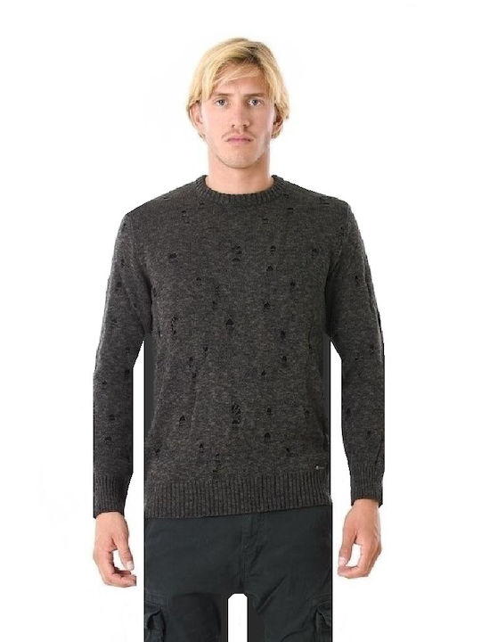 Bellissimo Men's Long Sleeve Sweater Khaki