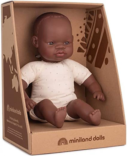 Miniland Μωρό Κούκλα African Boy για 0 + Ετών 32 εκ.
