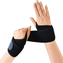 Hurtel Handgelenkstützen mit Daumen & Riemen Links Schwarze Hurtel Handgelenkstützen mit Daumen & Riemen Links Schwarze
