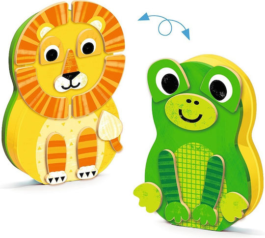 Djeco Μαγνητικό Παιχνίδι Κατασκευών Zanimals για Παιδιά 3+ Ετών 03088
