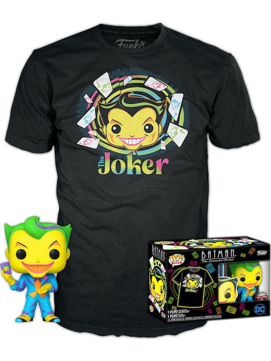 Funko Pop! Tees Heroes: DC Comics - Joker (Blac...