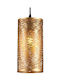 Geyer Pendant Light Gold with Socket E27 13x30cm