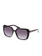 Guess Women's Sunglasses with Black Plastic Frame and Purple Gradient Lens GU7863 05B