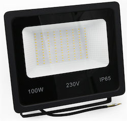 Adeleq Αδιάβροχος LED Προβολέας 100W Топло бяло...