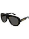 Gucci Sonnenbrillen mit Schwarz Rahmen und Gray Linse GG1152S 001