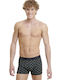 Bamboo Xmas Herren Boxershorts Schwarz mit Mustern 1Packung