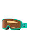 Oakley Target Line S Μάσκα Σκι & Snowboard Παιδική Πράσινη με Φακό σε Καφέ Χρώμα