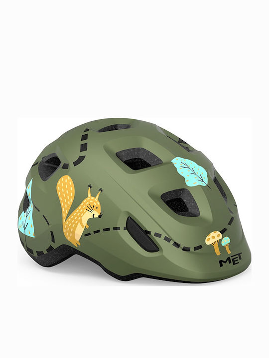 MET Hooray Schwarz Grün Wald Kinderfahrrad- / Rollerhelm für Stadt