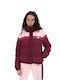 Fila Kurz Damen Puffer Jacke für Winter Wine